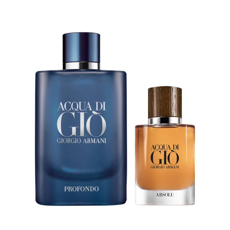 GIORGIO ARMANI - Set Perfume Hombre Acqua Di Gio Profondo 125 ml EDP + Acqua Di Gio Absolue 40ML