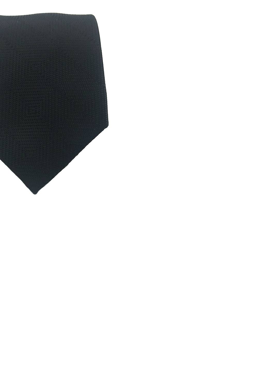 BASEMENT - Corbata Cuadro Negra 7 Cm