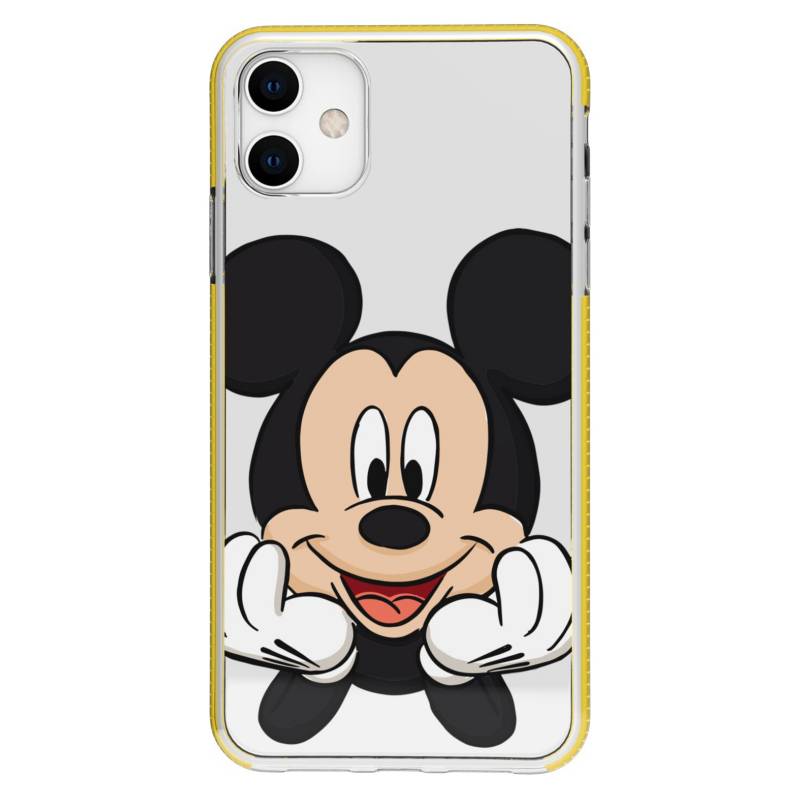 Disney - Carcasa Iphone 11 Disney Mickey Amarillo