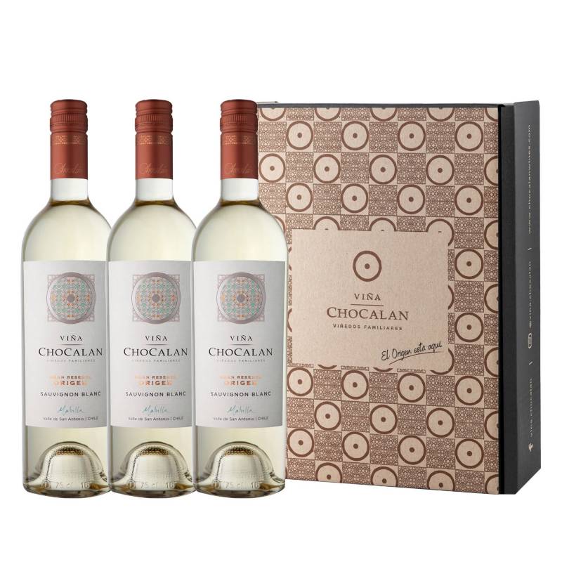 VINA CHOCALAN - Origen Gran Reserva Sauvignon Blanc Pack 3 bot
