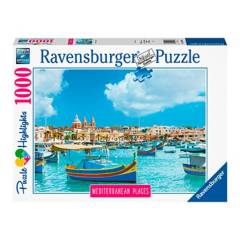 RAVENSBURGER - Ravensburger Puzzle Malta Mediterránea - 1000 Piezas