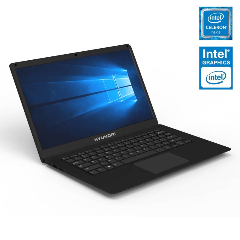 HYUNDAI - Notebook Thinnote A Intel Celeron 4GB RAM 64GB 14" (Teclado y sistema en Inglés-100% configurable al español)