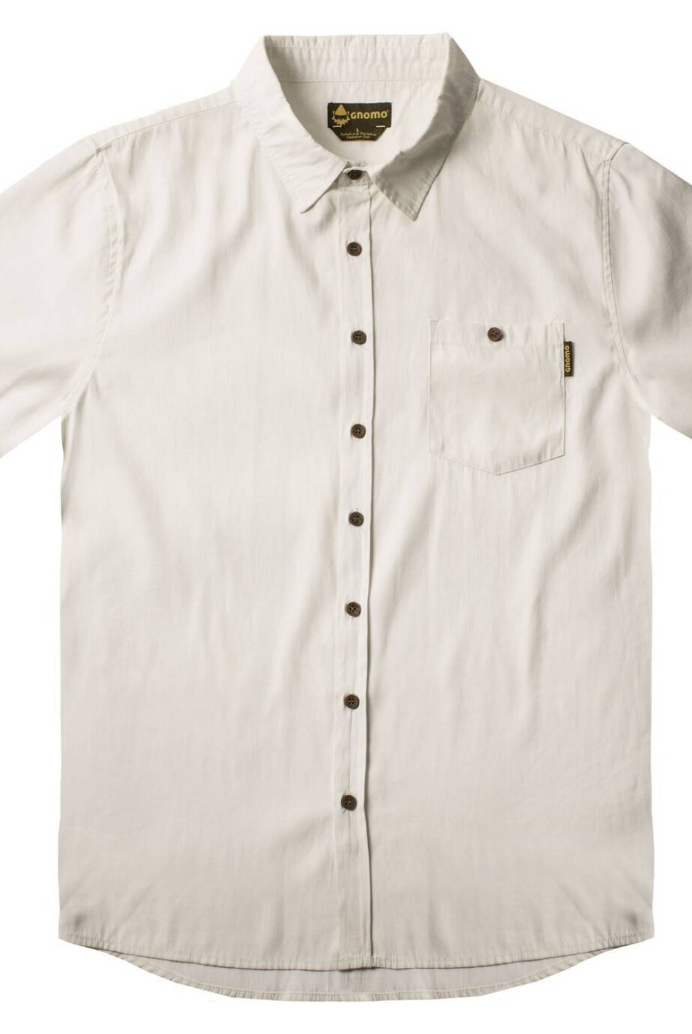 GNOMO - Camisa Hombre Nelka Bone Blanco