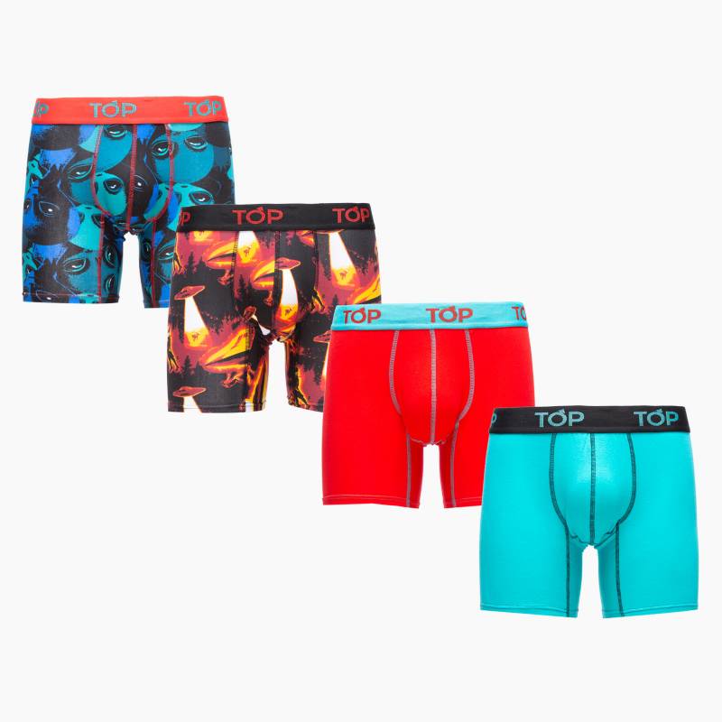 TOP Pack de 4 Boxer de Algod n Hombre falabella