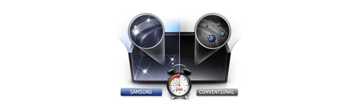 Samsung Microondas Grill Espejado con Esmalte Cerámico, 40 Lts, MG402MADXBB/GI