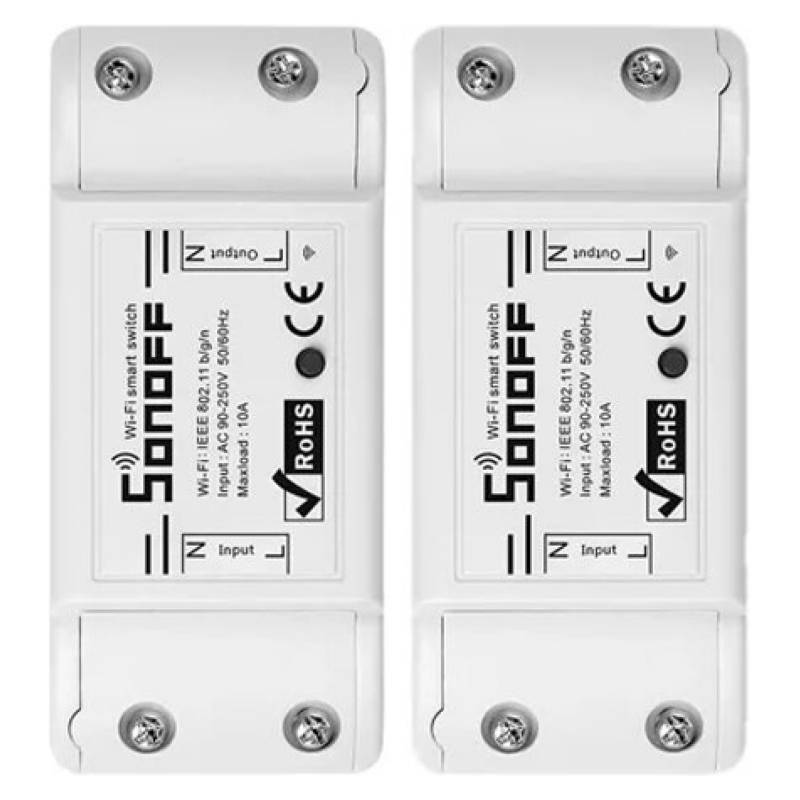 SONOFF - Pack De 2 Interruptores Diy Sonoff Basic Wifi