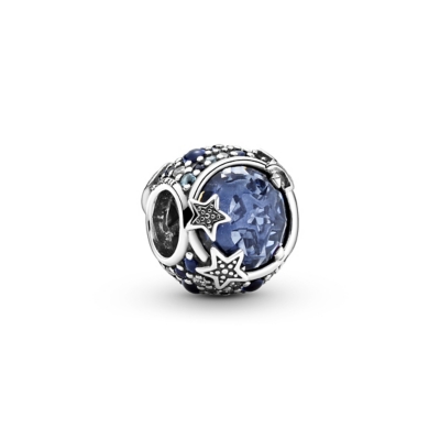 Pandora Charm Estrellas Azul Celestial