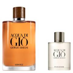 GIORGIO ARMANI - Set Perfume Hombre Acqua Di Gio Absolu 200 ml + Acqua Di Gio Edt 30 ml ARMANI Giorgio Armani