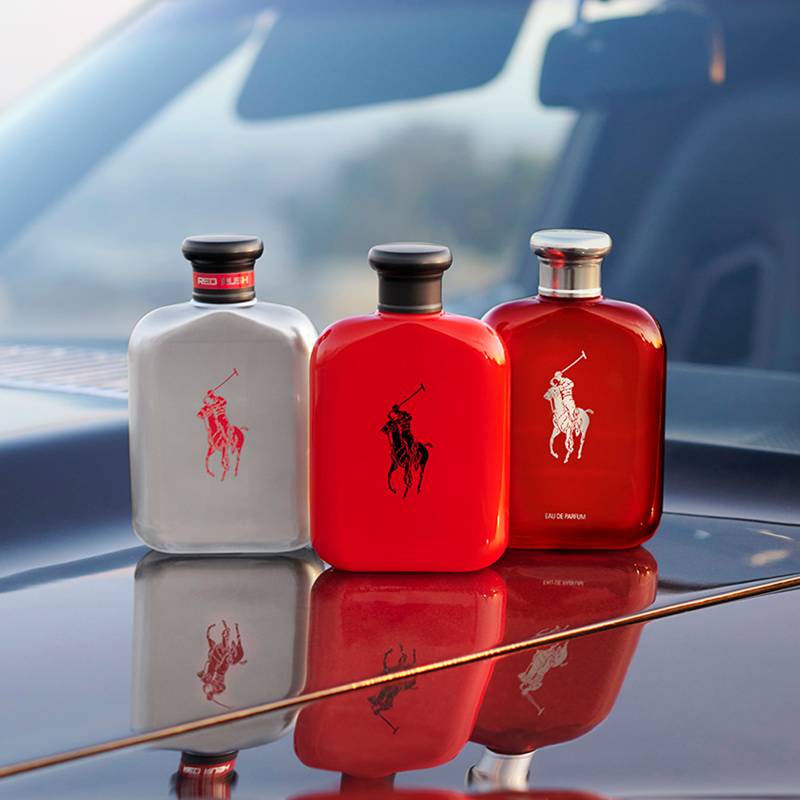 RALPH LAUREN - Set Perfume Hombre Polo Red Edt 125 ml + Body Spray Red 300 ml
