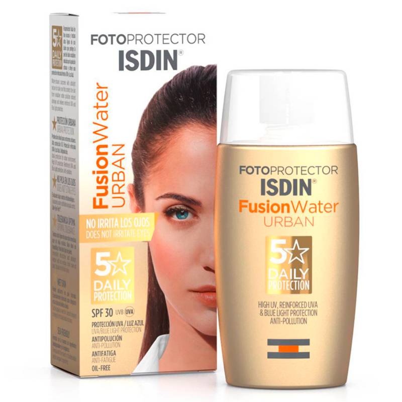 ISDIN - Protector Solar Facial Fusion Water Urban FPS 30 50 ml ISDIN