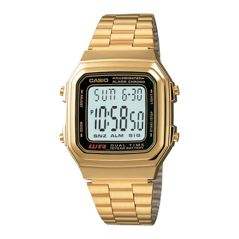 Casio - Reloj  unisex A178WGA-1ADF