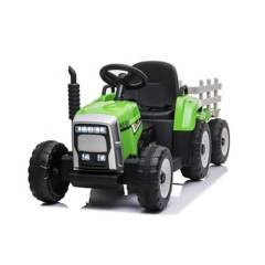 KIDSCOOL - Tractor A Batería Con Remolque