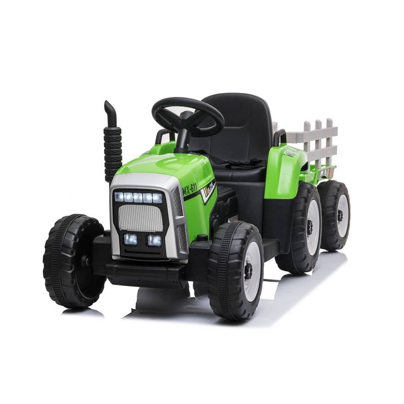KIDSCOOL - Tractor A Batería Con Remolque Kidscool