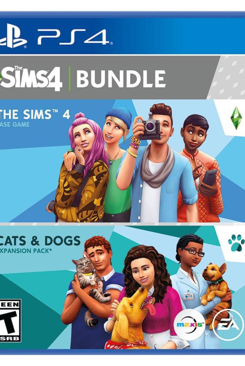 ELECTRONIC ARTS - THE SIMS 4 PLUS CATS DOGS BUNDLE REFRESH PS4