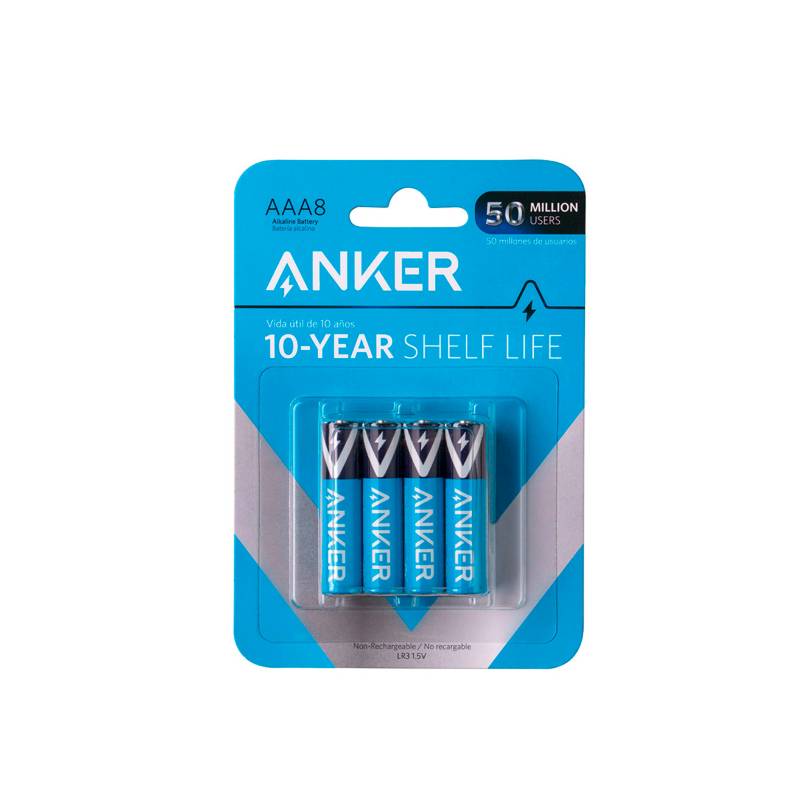 ANKER - Pilas Anker Alcal Aaa 8-Pack