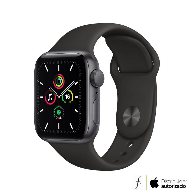 Apple - Apple&Nbsp;Watch Se (40Mm, Gps) - Caja Aluminio Gris Espacial - Correa Deportiva Negra