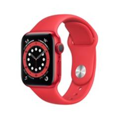 APPLE - Apple&nbsp;Watch series&nbsp;6 (40mm, GPS) - Caja aluminio (PRODUCT)RED - Correa deportiva (PRODUCT)RED