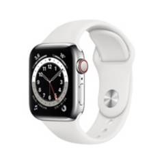 APPLE - Apple Watch Series 6 (40mm, GPS + Cellular) - Caja Acero Inoxidable