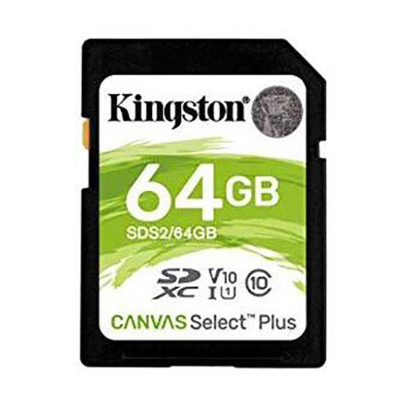 KINGSTON - Tarjeta SDHC Canvas select plus 64 GB