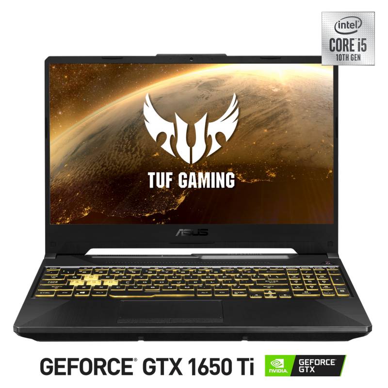 ASUS - Notebook Gamer TUF Gaming F15 FX506LI Intel Core i5-10300H 8GB RAM 512GB SSD NVIDIA GeForce GTX1650 Ti 15.6" 144Hz