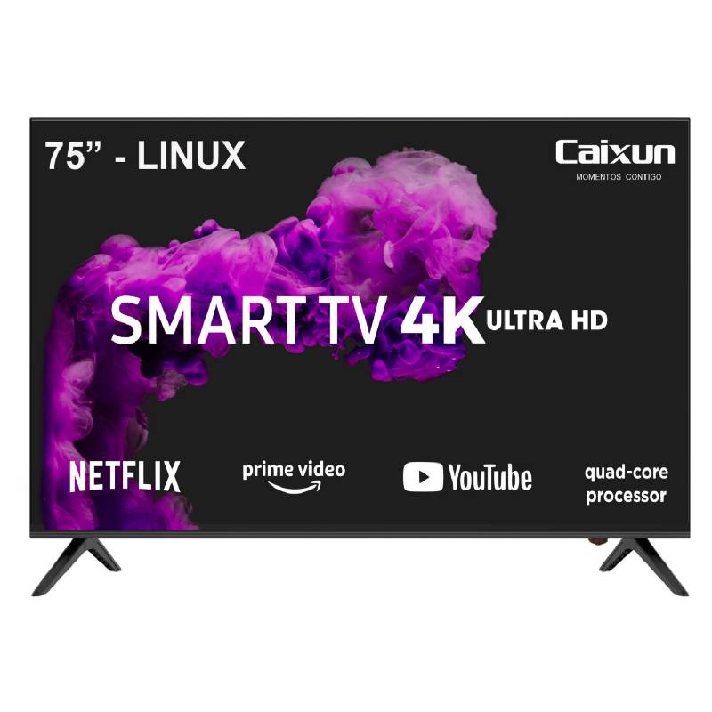 CAIXUN - LED 75" CS75E1USM 4K Ultra HD Smart TV