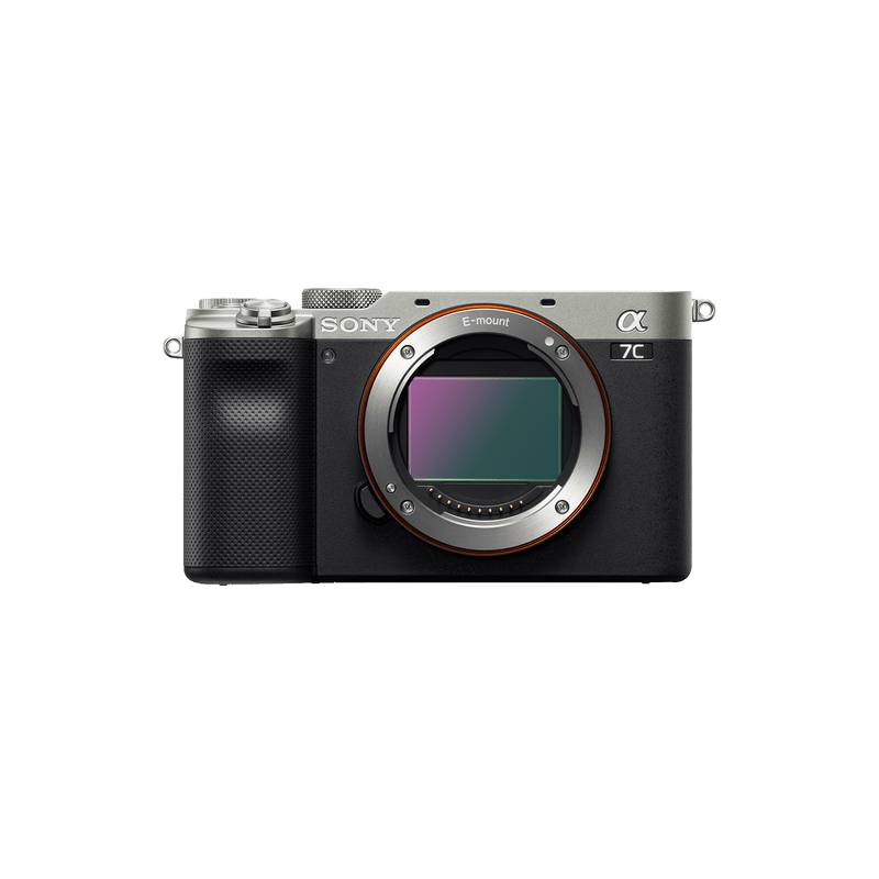 SONY - ILCE-7CL Plateado  lente de zoom de 28-60 mm