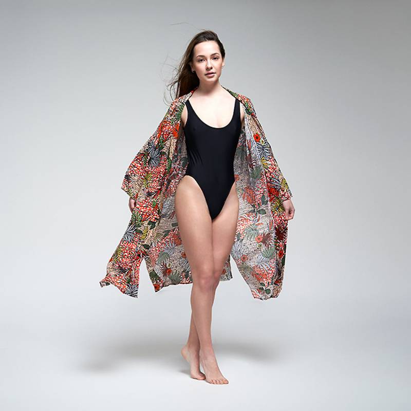 CAROLACASTILLO DESIGN - Kimono De Algodón Mujer