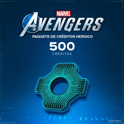Marvel's Avengers Haroic Credits Pack 500 Créditos - Código Digital Sony