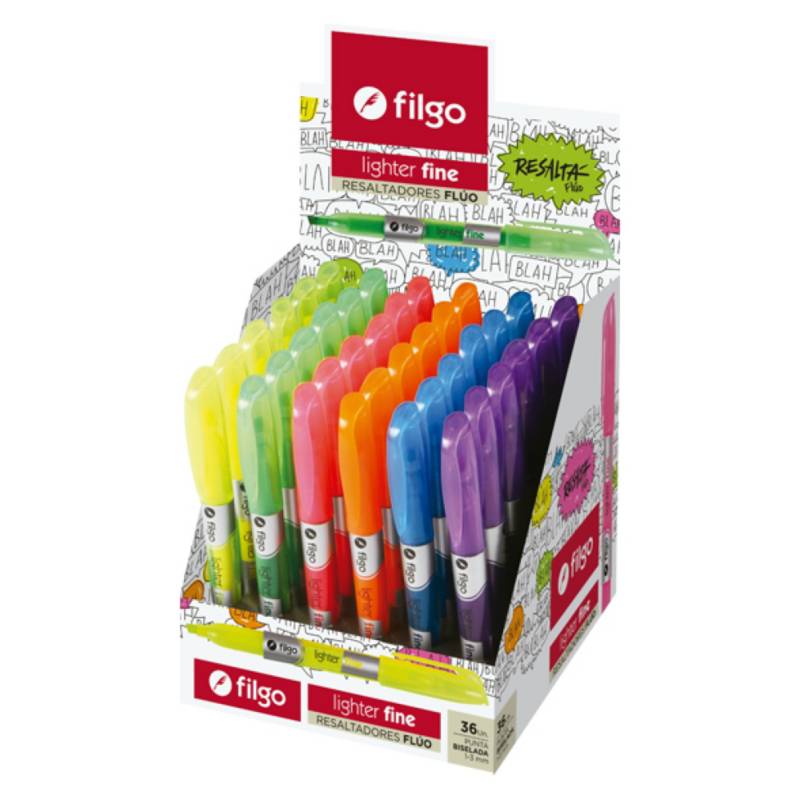 THE GARAGE COMPANY - Filgo Destacador Lighter Fine 36 Colores Fluor