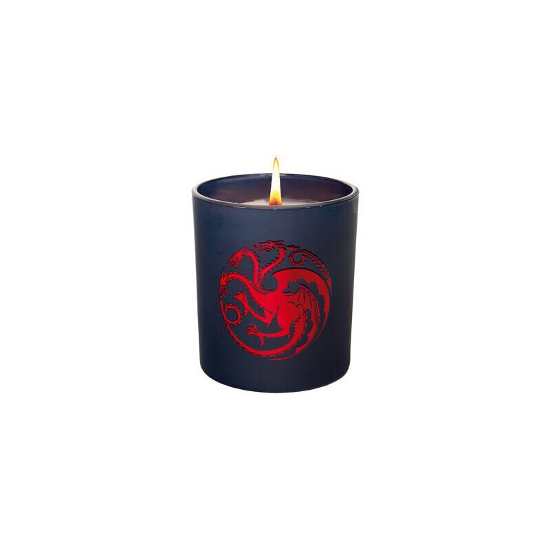 INSIGHT PROFESSIONAL Game Of Thrones House Targaryen Glass Candle