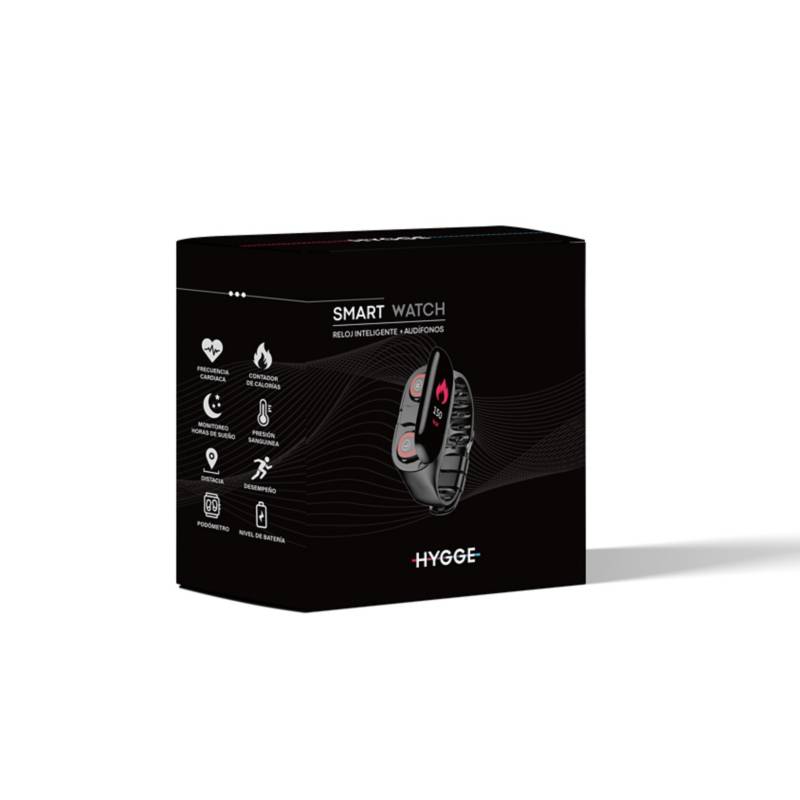 HYGGE - Smartwatch + Audífonos Integrados