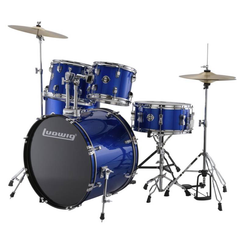 LUDWIG - Bateria Ludwig Accent Blue Foil