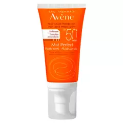 AVENE - Protector Solar Facial Fluido Mat Perfect FPS 50+ con color 50 ml Avene