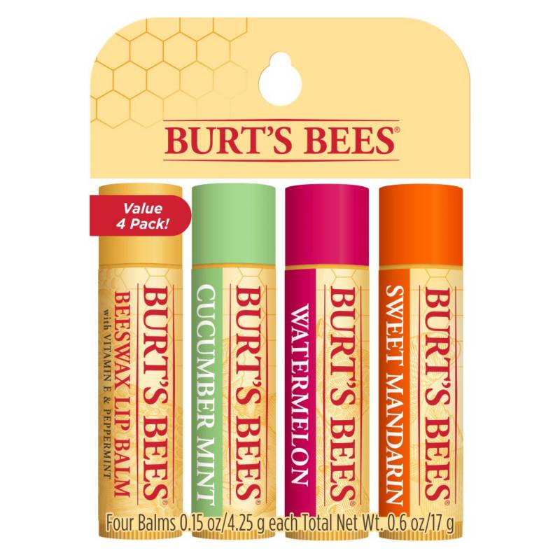 BURTS BEES - Pack Bálsamos Labiales Humectantes Superfruit