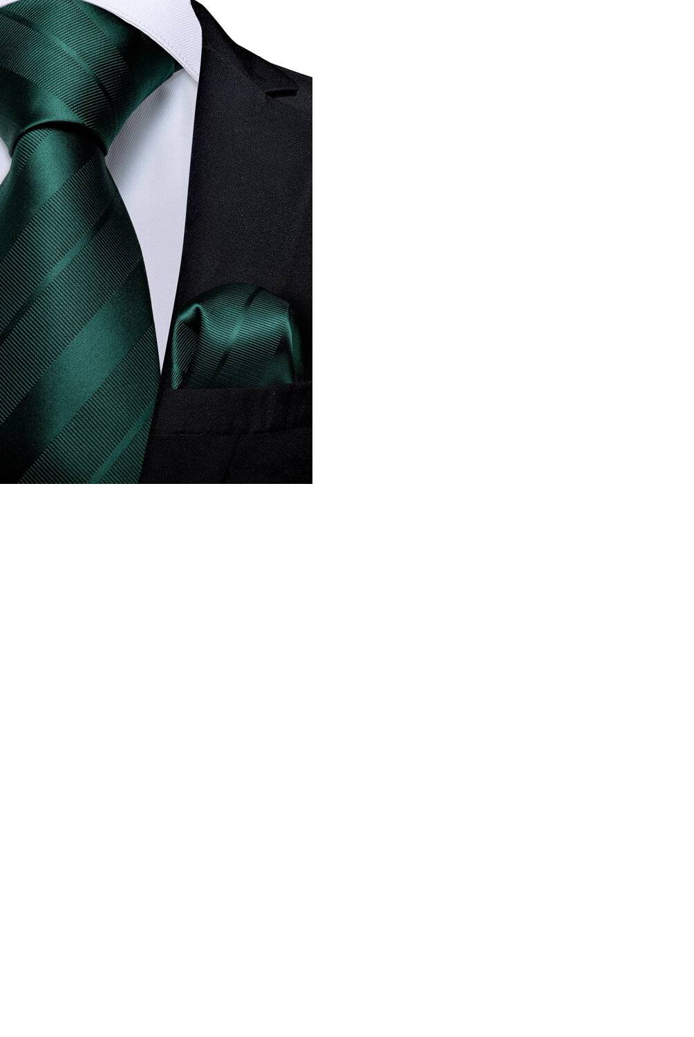 SONEC FASHION - Set Corbata Hombres  paño y gemelos. Emerald