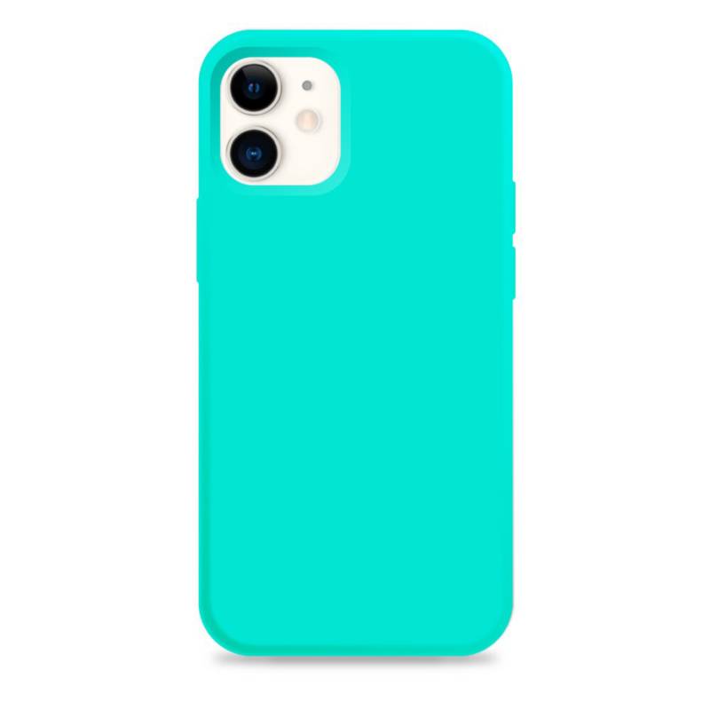 Carcasa Silicona Soft Para iPhone 15 Pro Verde Menta