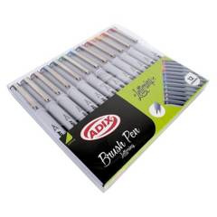 ADIX - Brush Pen 12 Colores