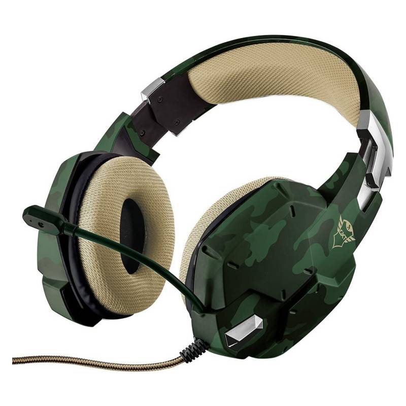 TRUST - AUDIFONOS GXT 322C CARUS GAMING HEADSET GREEN