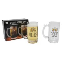 HOMEWELL - Set De Vasos Cerveceros Shop 480Ml (2U)