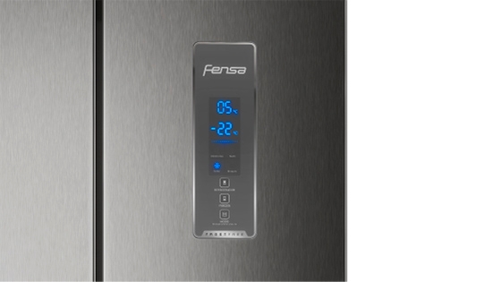 Panel de control con el Refrigerador Fensa DM64S
