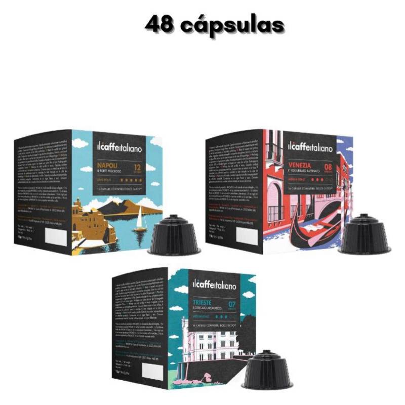 Il Caffe Italiano - IlPack 48 Cápsulas Compatibles Dolce Gusto