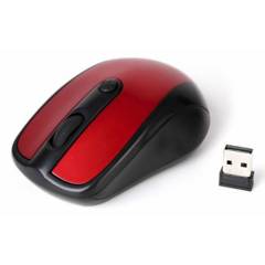FUJITEL - Mouse Optico Fujitel 2.4g Wireless Rojo