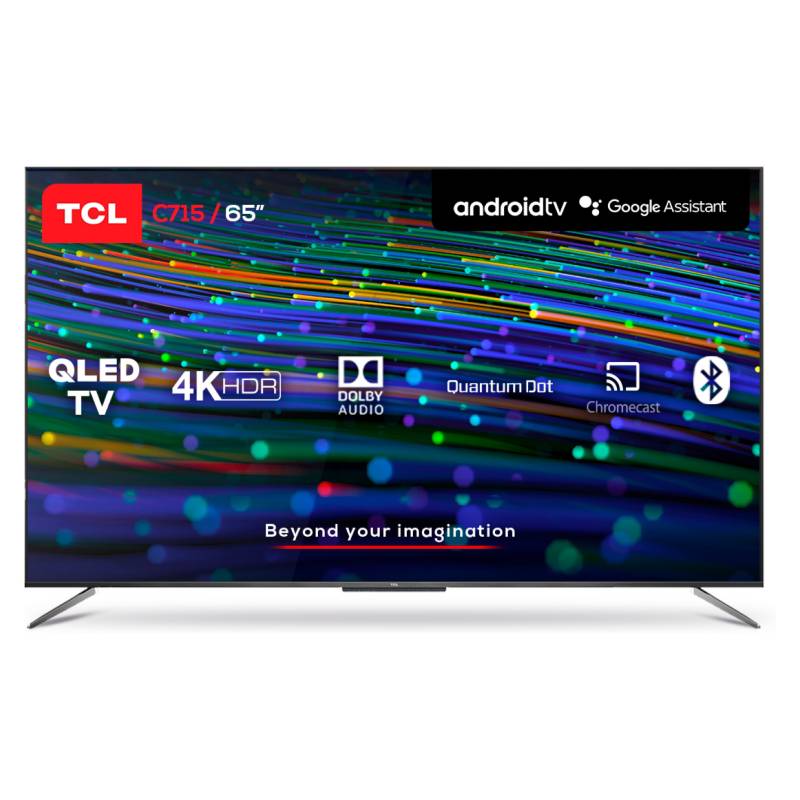 TCL - QLED 65" TCL-65C715 4K Ultra HD Smart TV