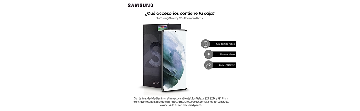 Samsung Galaxy S21+, 128GB, Phantom Black