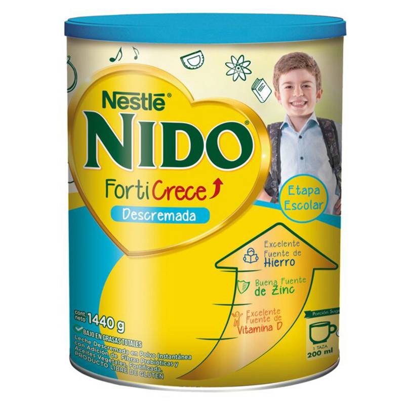 NIDO - Leche NIDO Forticrece Descremada 1440g X2 Tarros