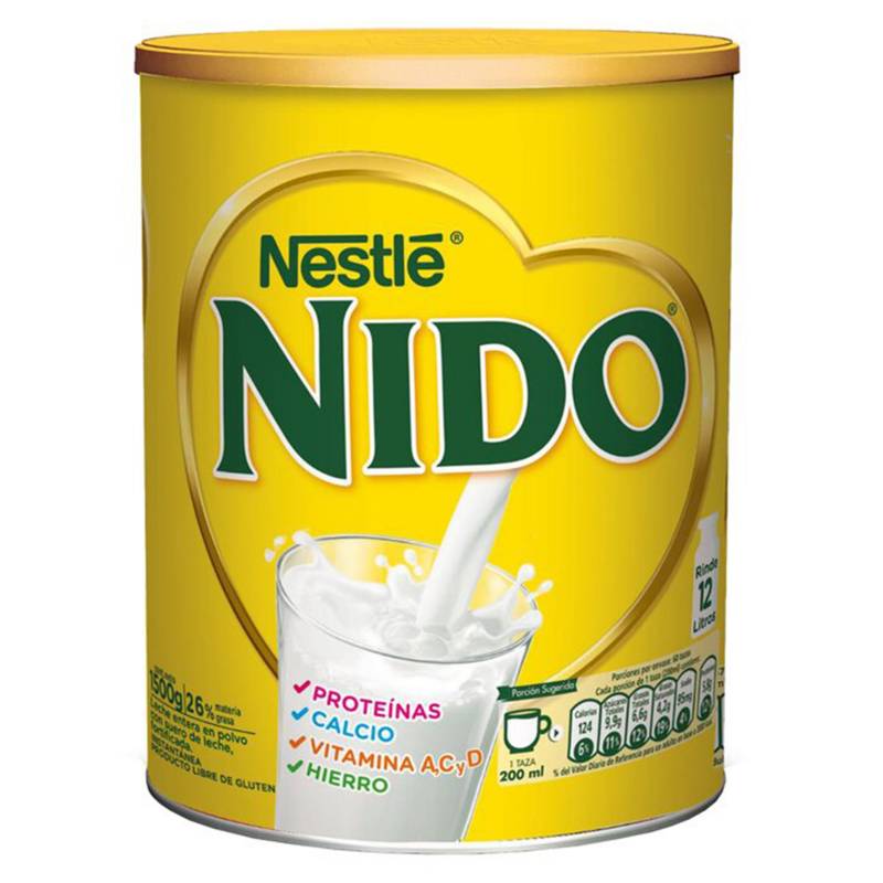 NIDO - Leche en polvo NIDO Entera 1500g X2 Tarros