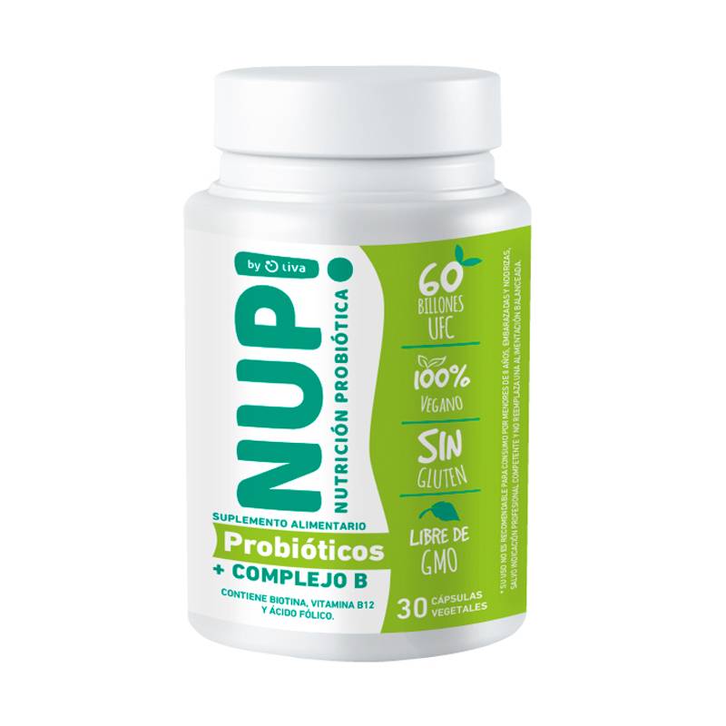 NUP - Probióticos 60bVitaminas B Biotina B12