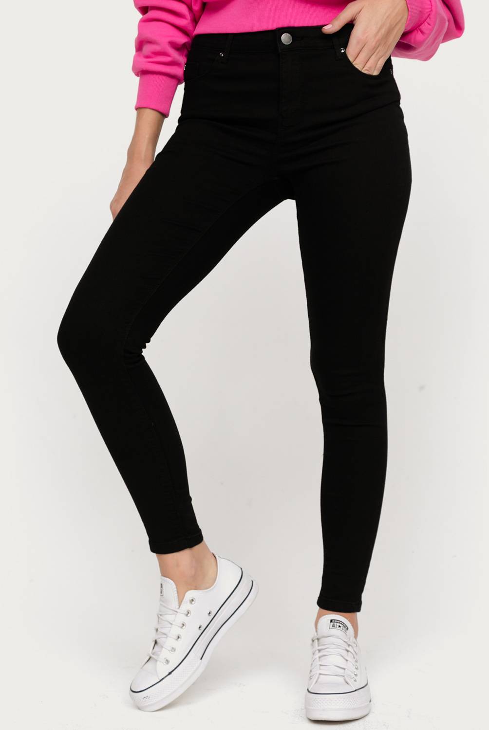 Only - Only Jeans Skinny Tiro Alto Mujer