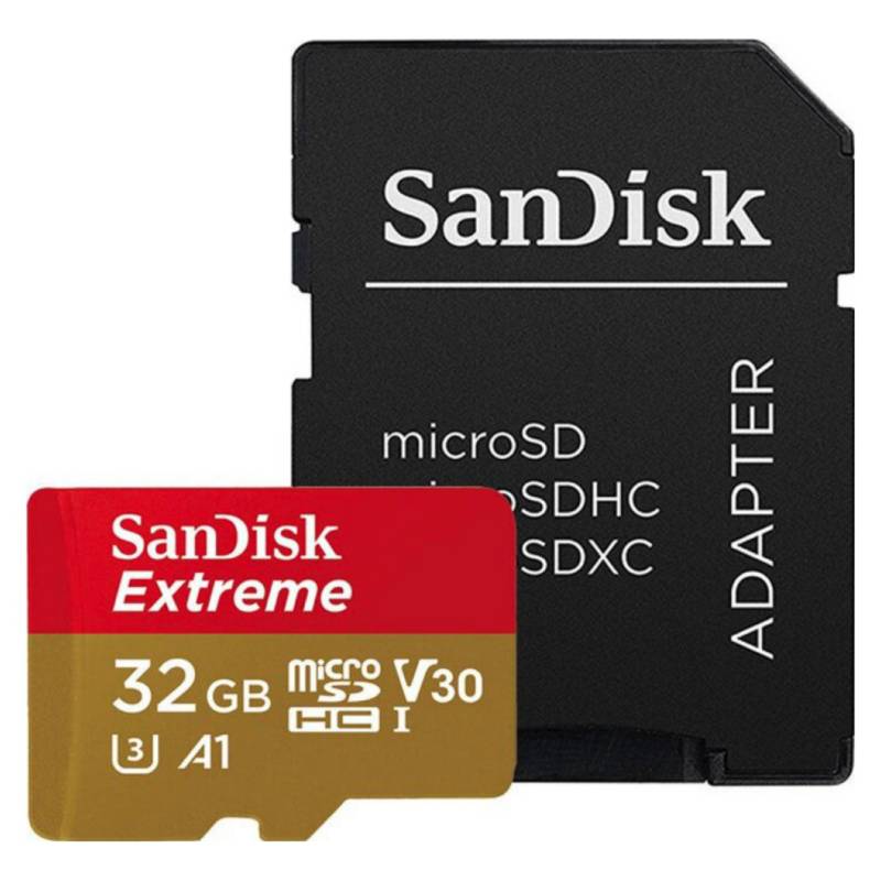 SANDISK - Sandisk Micro Sd 32gb Extreme A1 4k 100M/S