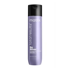 MATRIX - Shampoo Matizador Violeta Cabello Rubio y Gris Con Color So Silver 300Ml Matrix